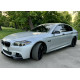 Лезвия на пороги Черный глянец (M-Performance) на BMW 5 Series F10/F11 2010-2017 года