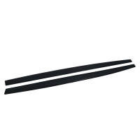 Лезвия на пороги Черный глянец (M-Performance) на BMW 4 Series F32/F33 2013-2020 года