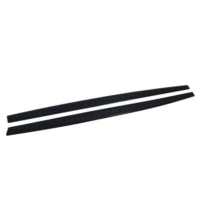 Лезвия на пороги Черный глянец (M-Performance) на BMW 4 Series F32/F33 2013-2020 года