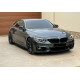 Лезвия на пороги Черный глянец (M-Performance) на BMW 4 Series F32/F33 2013-2020 года