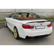 Лезвия на пороги Черный глянец (M-Performance) на BMW 4 Series F32/F33 2013-2020 года