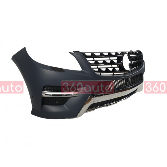 Передний бампер (AMG - Paket) на Mercedes-Benz ML-Class W166 2011-2015 года