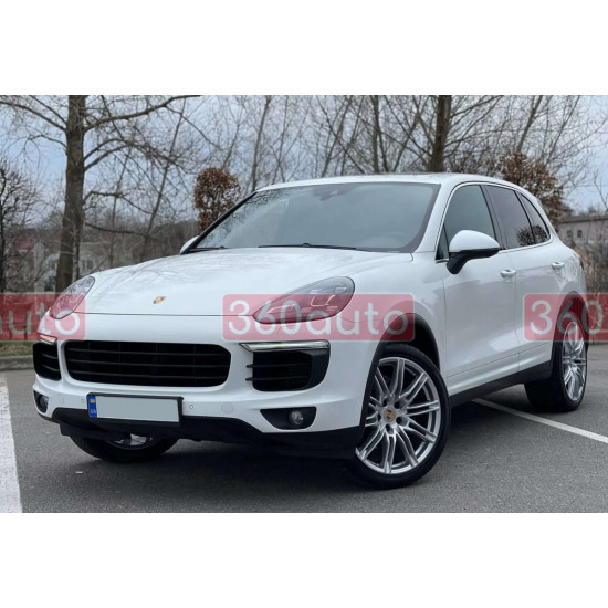 Передний бампер (стиль Cayenne S) на Porsche Cayenne 958 2014-2017 года