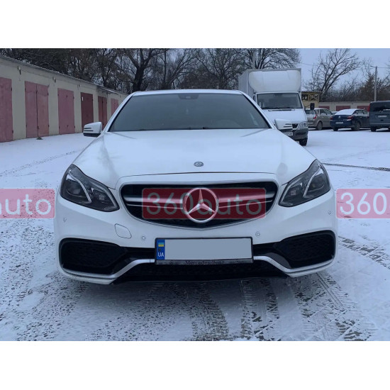 Передний бампер (стиль E63 AMG) на Mercedes-Benz E-Class W212 2013-2016 года