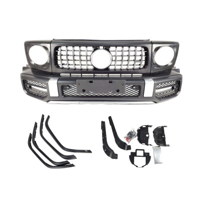 Передний бампер (стиль G63 AMG 2018+) на Mercedes-Benz G-Class W463 1990-2018 года