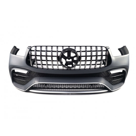 Передний бампер (стиль GLE63 AMG) на Mercedes-Benz GLE-Class W167 2018-2023 года