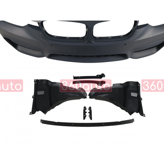 Передний бампер (стиль M3 F80/M3 Look) на BMW 3 Series F30/F31 2011-2018 года