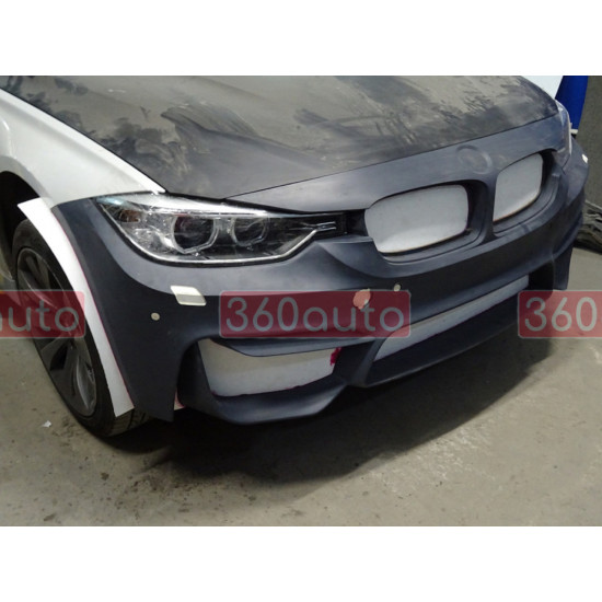 Передний бампер (стиль M3 F80/M3 Look) на BMW 3 Series F30/F31 2011-2018 года