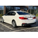 Спойлер Черный глянец (стиль M5) на BMW 5 Series G30/G31 2017-2020 года