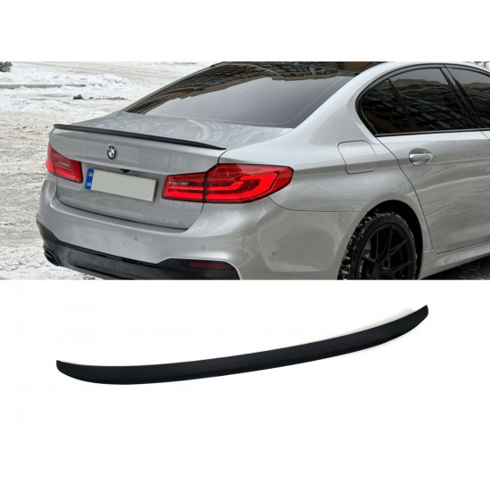 Спойлер Черный глянец (стиль M-Performance) на BMW 5 Series G30/G31 2017-2020 года