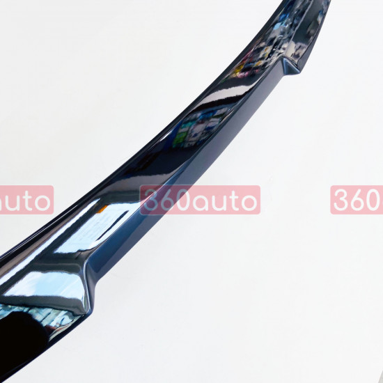 Спойлер на BMW 5 F10 2010-2017 M4 style чорний глянець
