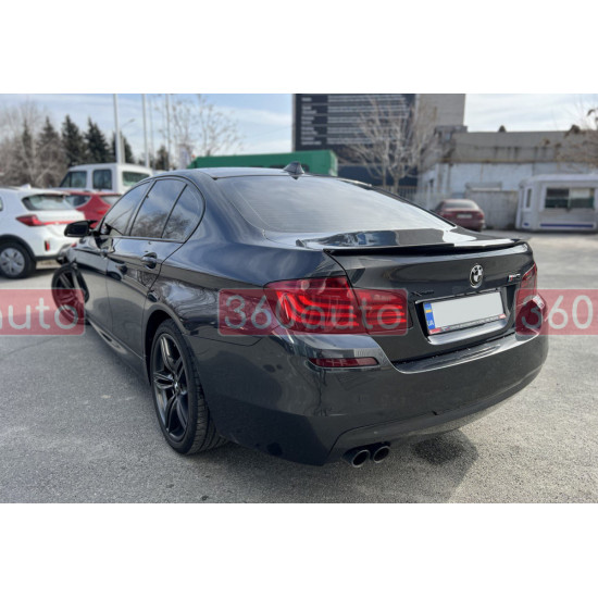 Спойлер Черный глянец (стиль М4) на BMW 5 Series F10/F11 2010-2017 года