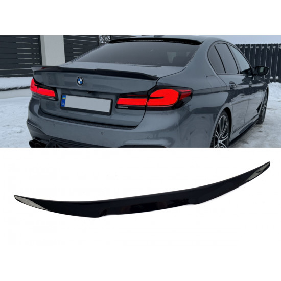 Спойлер Черный глянец (стиль М4) на BMW 5 Series G30/G31 2017-2020 года