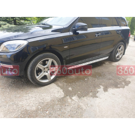 Подножки на Mercedes-Benz ML-Class W166 2011-2015 года