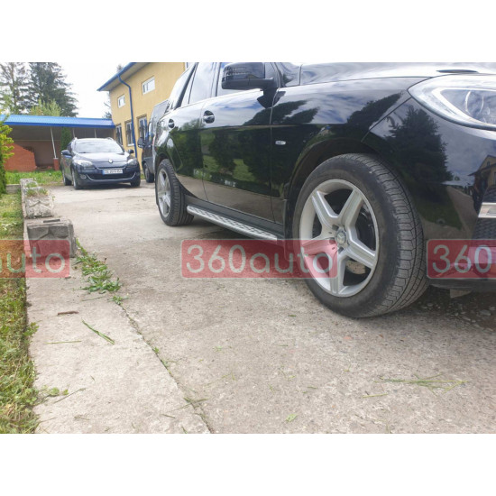 Подножки на Mercedes-Benz ML-Class W166 2011-2015 года