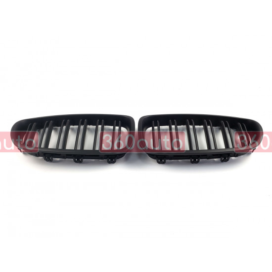Ноздри Черный мат (Двойные M-Look) Китай на BMW 5 Series F10/F11 2010-2017 года