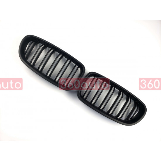 Ноздри Черный мат (Двойные M-Look) Китай на BMW 5 Series F10/F11 2010-2017 года