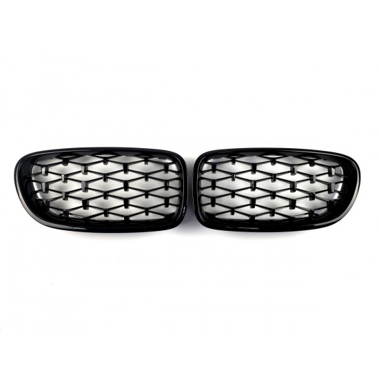 Ноздри Diamond All Black на BMW 5 Series F10/F11 2010-2017 года