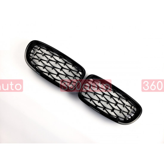 Ноздри Diamond All Black на BMW 5 Series F10/F11 2010-2017 года