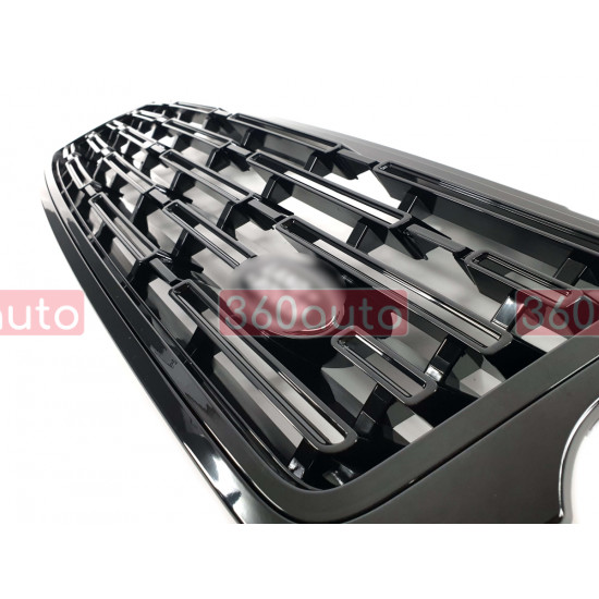 Решетка радиатора (стиль RR L460 2021+) V2 на Land Rover Range Rover Vogue L405 2013-2017 года