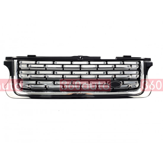 Решетка радиатора + попрошайка на Land Rover Range Rover Vogue L322 2010-2013 года
