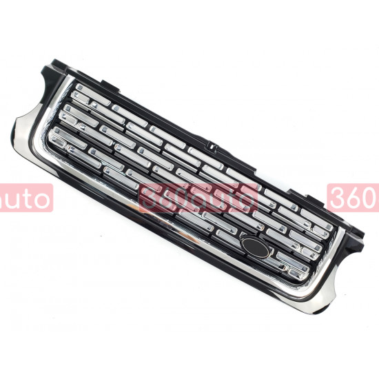 Решетка радиатора + попрошайка на Land Rover Range Rover Vogue L322 2010-2013 года