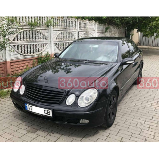 Решетка радиатора ALL Black ASYY на Mercedes-Benz E-Class W211 2002-2006 года
