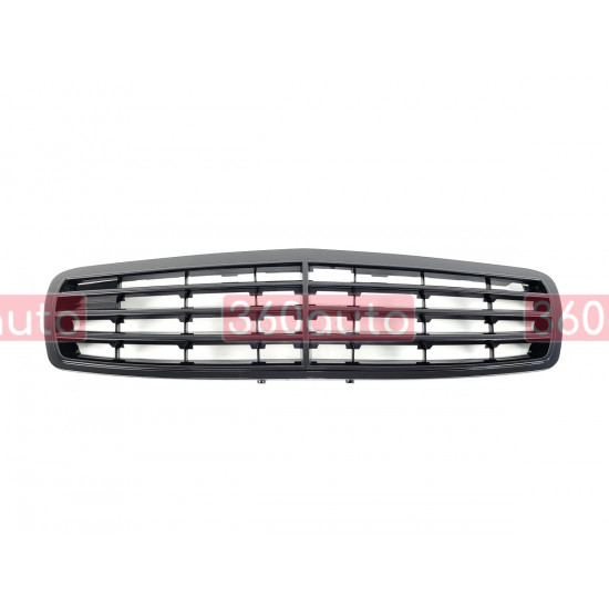 Решетка радиатора ALL Black ASYY на Mercedes-Benz E-Class W211 2002-2006 года