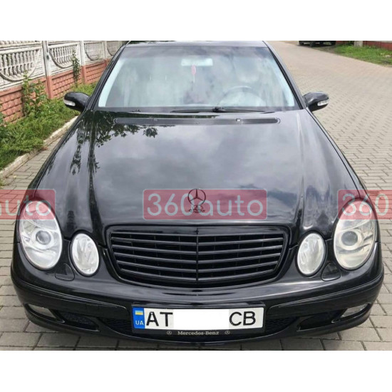 Решетка радиатора ALL Black ASYY на Mercedes-Benz E-Class W211 2002-2006 года