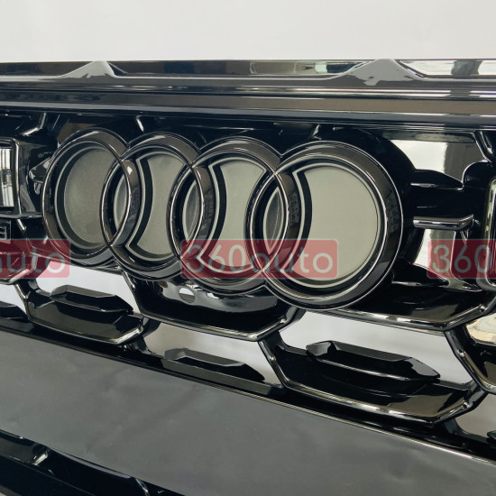 Решетка радиатора на Audi Q8 2018-2023 в стиле RSQ8 2023 Black