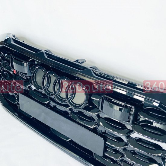 Решетка радиатора на Audi Q8 2018-2023 в стиле RSQ8 2023 Black