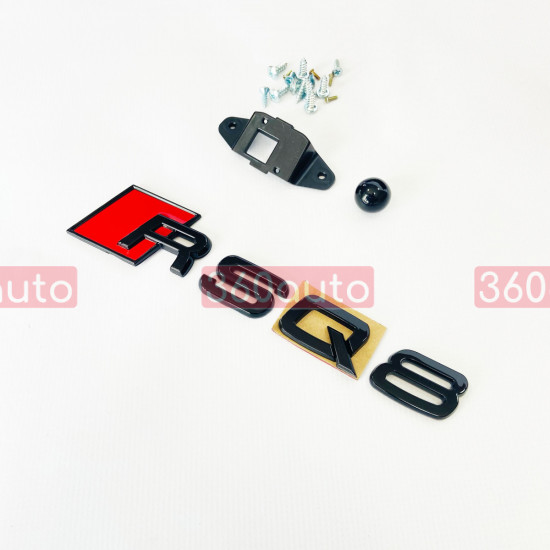 Решетка радиатора на Audi Q8 2018-2023 в стиле RSQ8 2023 Black