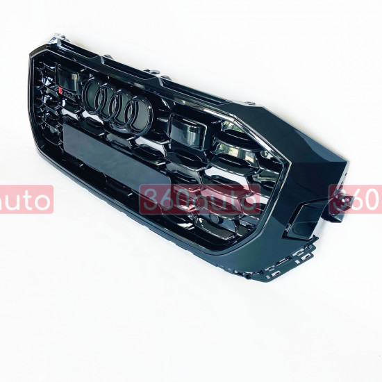 Решетка радиатора на Audi Q8 2018-2023 в стиле RSQ8 2023 Black