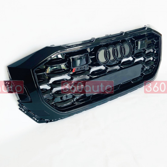 Решетка радиатора на Audi Q8 2018-2023 в стиле RSQ8 2023 Black