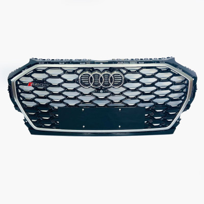 Решетка радиатора на Audi Q5 2020-стиль RSQ5 Silver black