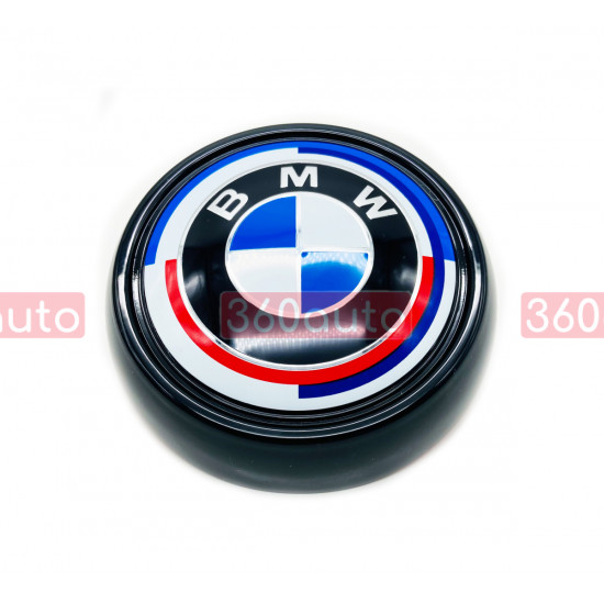 Автологотип емблема BMW X3 F25 2010-2017 Ювілейна 50 років Motorsport задня чорний подіум