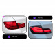 Задние фонари на BMW 5 F10 2010-2016 FULL LED стиль G30 красный