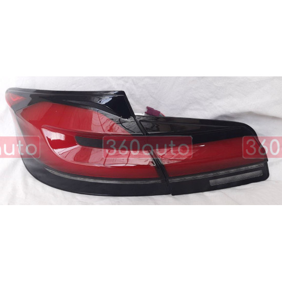 Задние фонари на BMW 5 F10 2010-2016 FULL LED стиль G30 красный