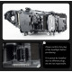Передние фары на BMW 5 Series G30 2017-2020 FULL LED вместо оригинальных ксеноновых фар 2020 look