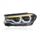 Передние фары на BMW 5 Series G30 2017-2020 FULL LED вместо оригинальных ксеноновых фар SY