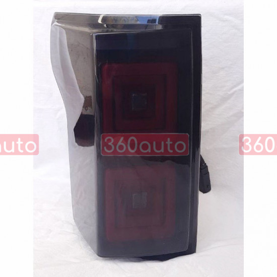 Задние фонари на Ford F-150 2014-2020 черные LED стиль Ray