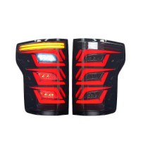 Задние фонари на Ford F-150 2014-2020 черные LED стиль 3L