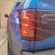 Задние фонари на Ford F-150 2014-2020 черные LED стиль 3L