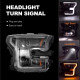 Передние фары на Ford F-150 2014-2017 черные Full LED стиль ZH