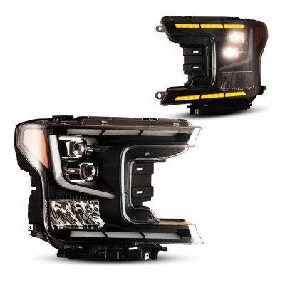 Передние фары на Ford F-150 2017-2021 Full LED стиль WJ