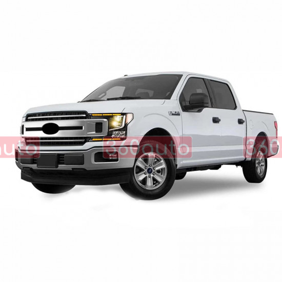 Передние фары на Ford F-150 2017-2021 Full LED стиль WJ