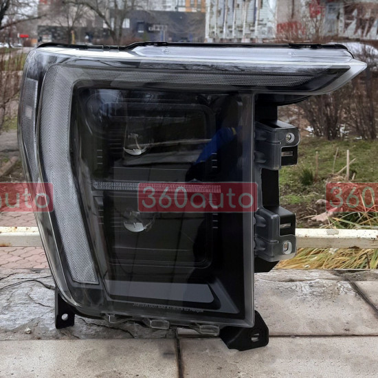 Передние фары на Ford F-150 2020- Full LED черные CP