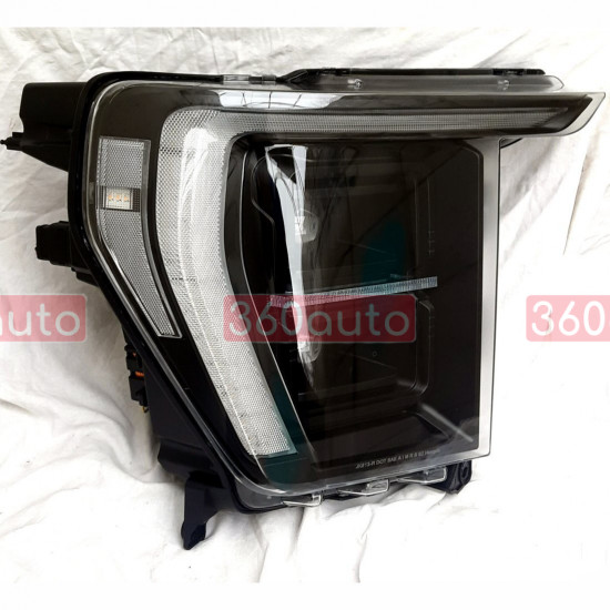 Передние фары на Ford F-150 2020- Full LED черные CP