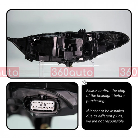 Передние фары Ford Mondeo, Fusion 2017-2020 Full LED USA Version