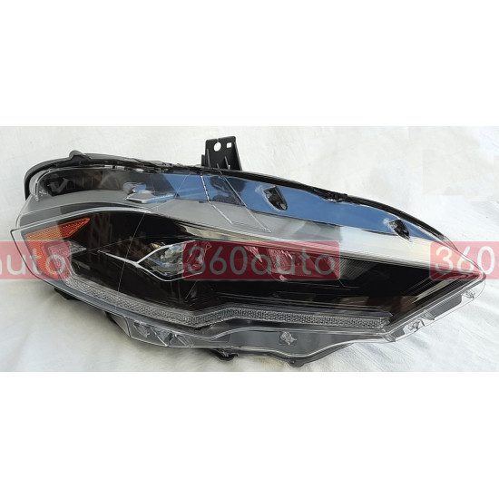 Передние фары на Ford Mustang 2017-2023 FULL LED черные